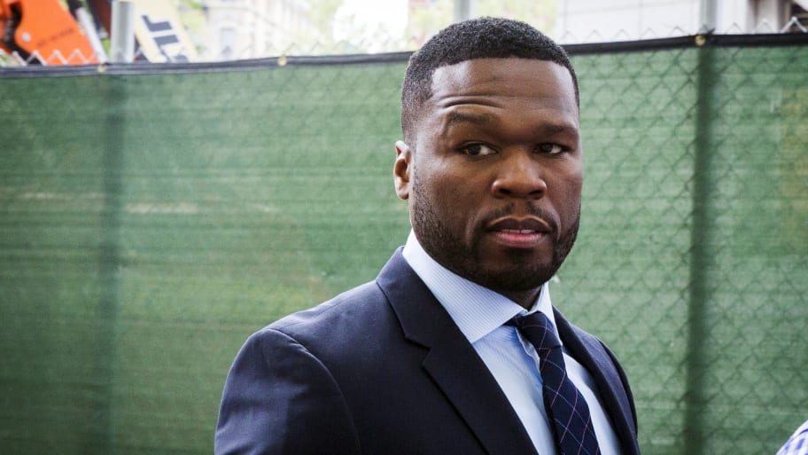 Rapper 50 Cent, whose real name is Curtis James Jackson III, arrives for a hearing at New York State Supreme Court in New York July 21, 2015.