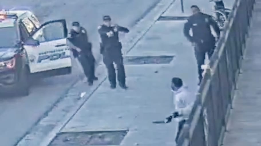 Surveillance footage shows the moments leading up to the fatal shooting of Anthony Lowe.