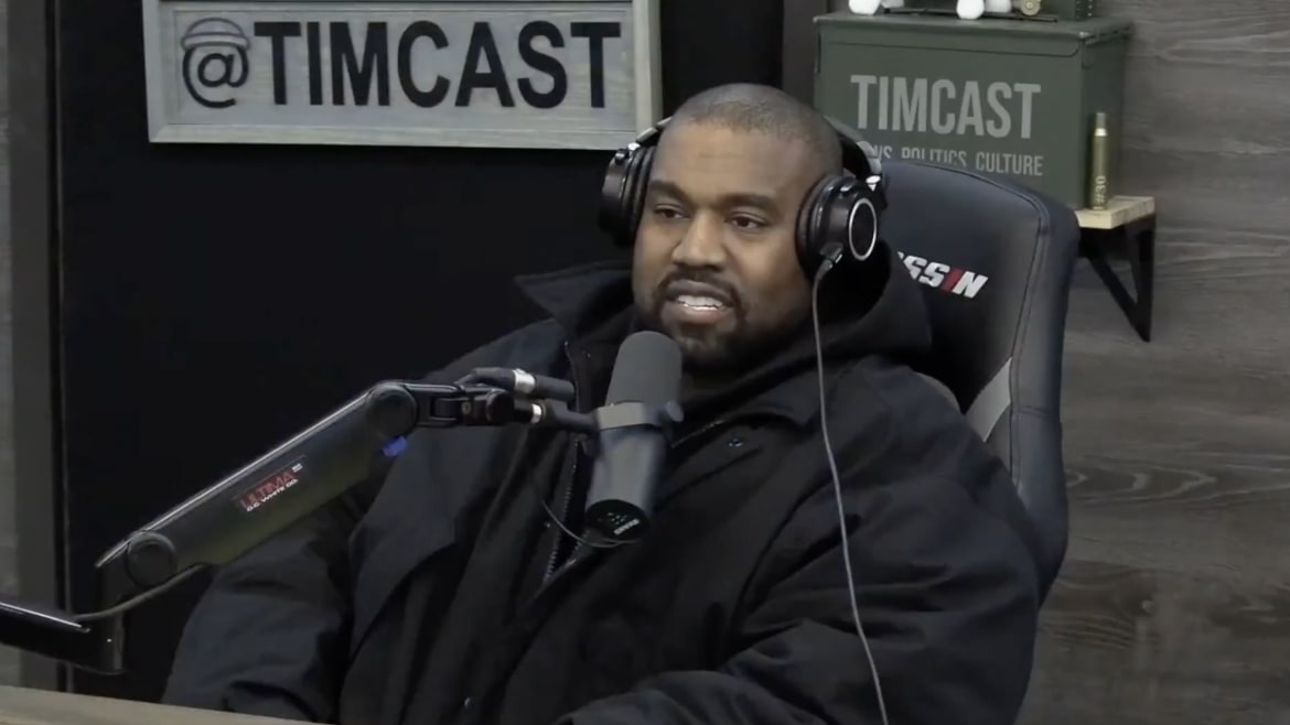 Kanye West Storms Out of Interview After Tim Pool Lightly Defends Jews