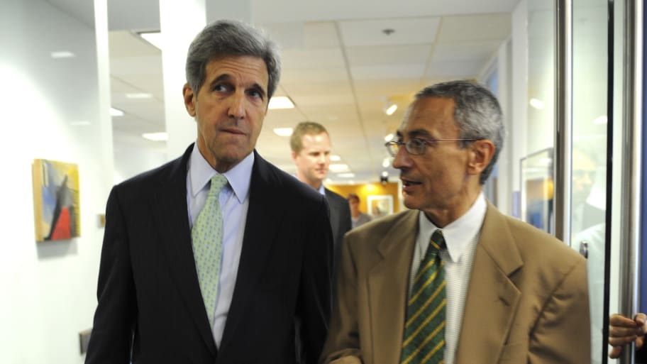 John Kerry and John Podesta