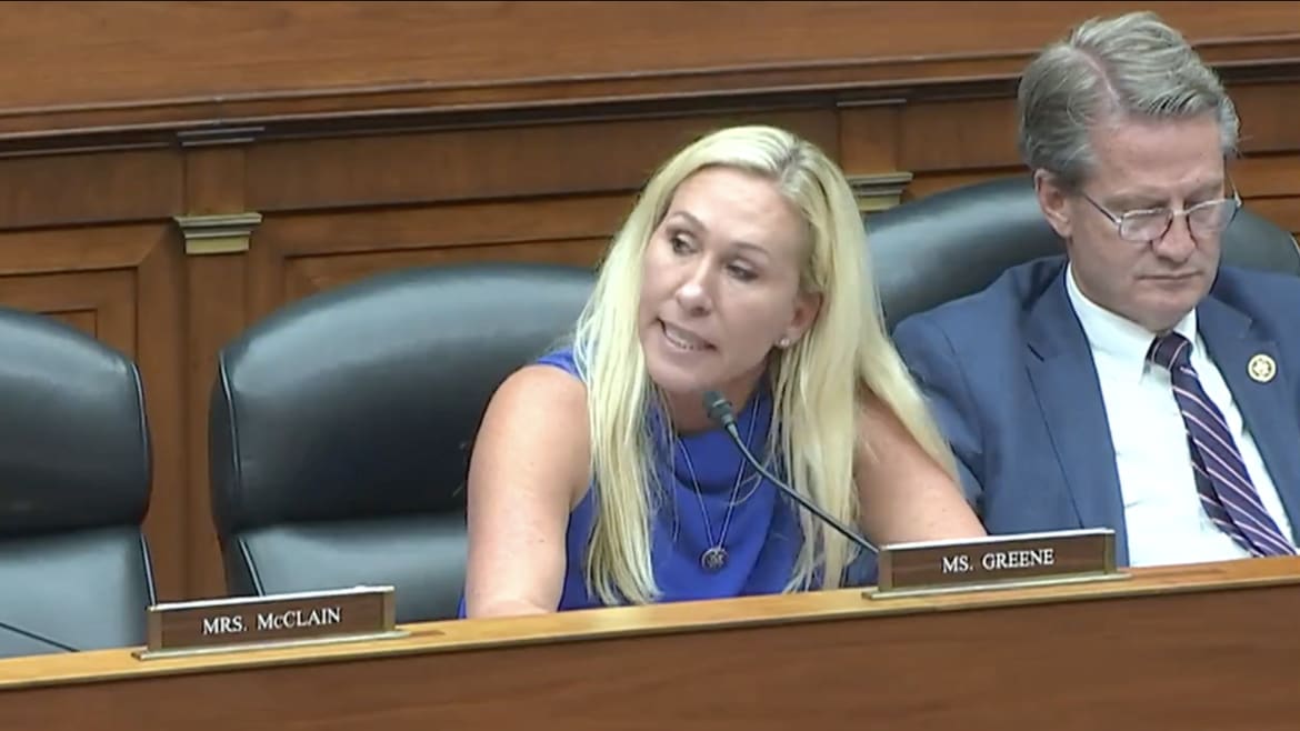 House Oversight Committee Hearing Goes Totally Off the Rails Thanks to MTG