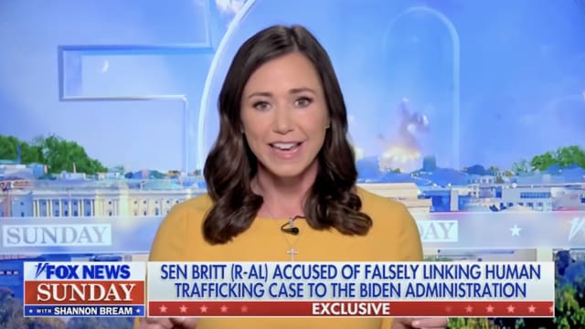 Sen. Katie Britt (R-AL) appears on Fox News.