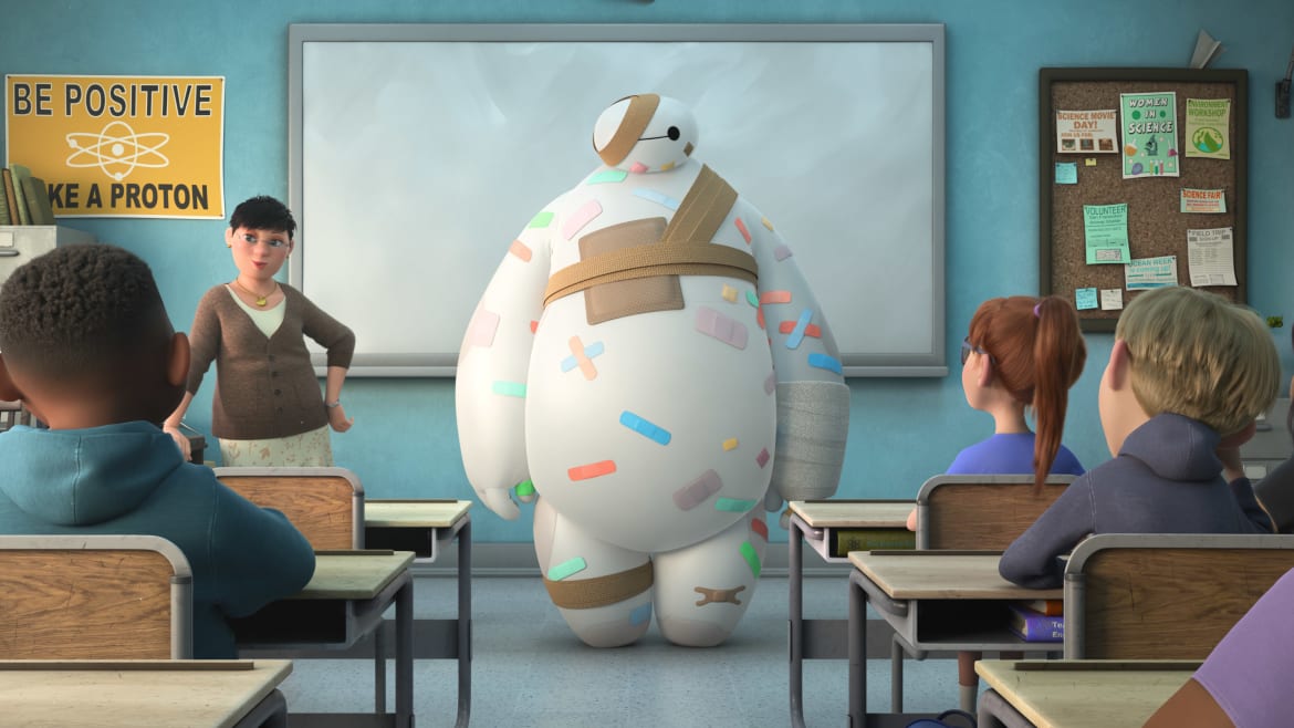 A Trans Character Buys Menstrual Pads in Disney Kids’ Series ‘Baymax’