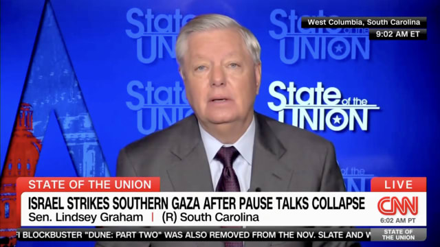 Sen. Lindsey Graham appears on CNN.