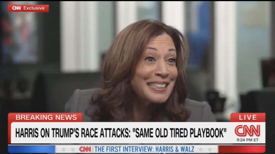 Kamala Harris on CNN.