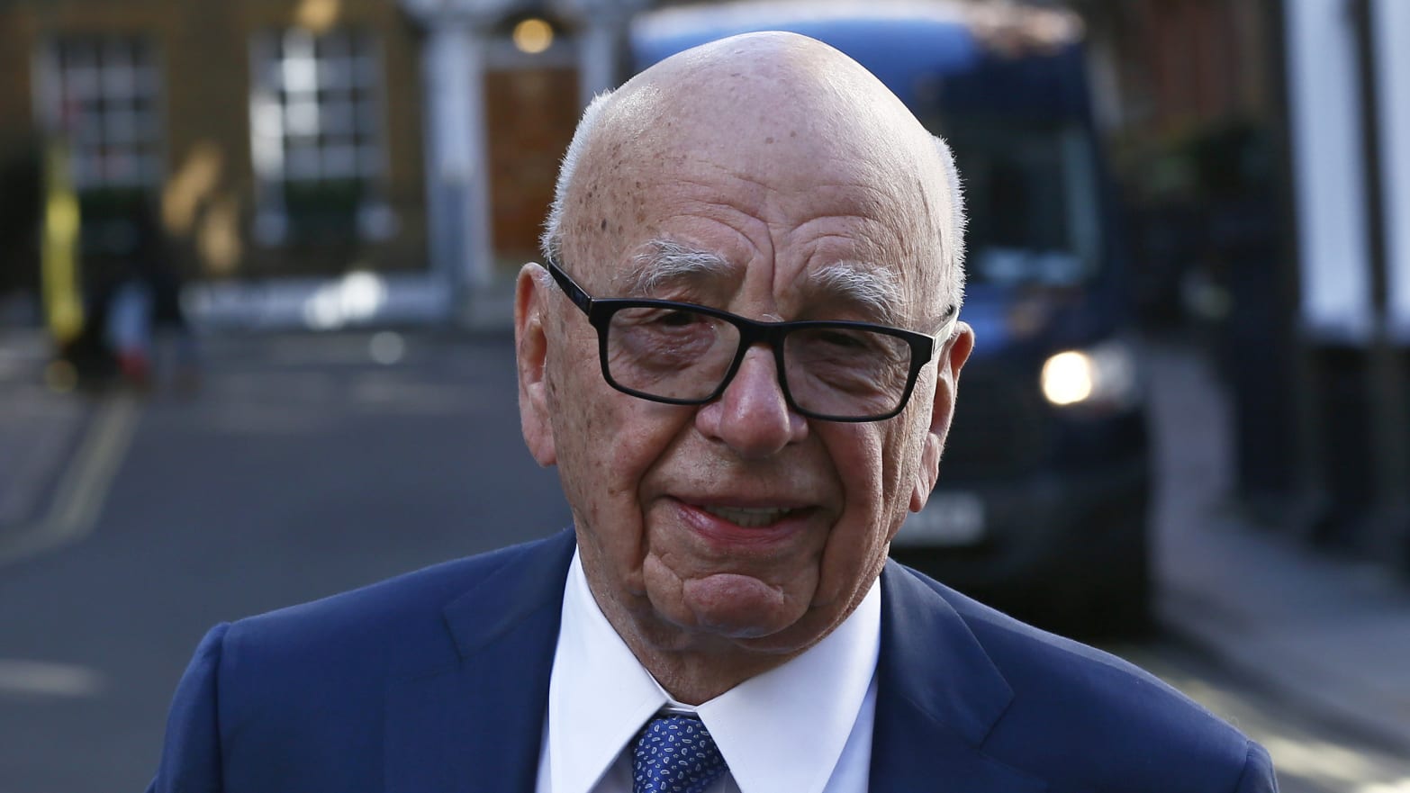 Media mogul Rupert Murdoch leaves his home in London, Britain, March 4, 2016. 