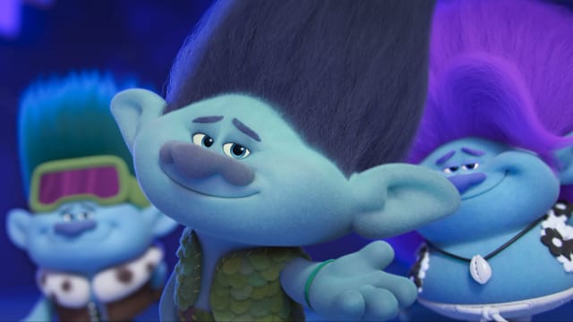 Photo still of Justin Timberlake's character in Trolls Band Together