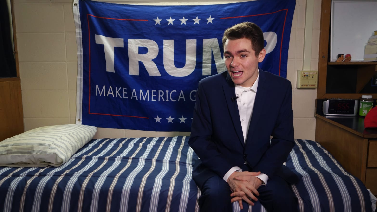 Conservative student and supporter of US President Donald Trump, Nick Fuentes