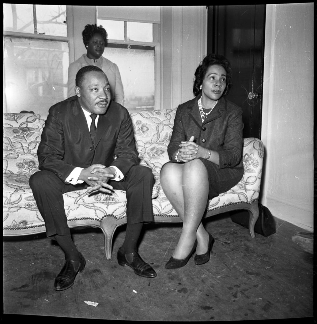 The Rev. Martin Luther King Jr. and his wife, Coretta, in 1966