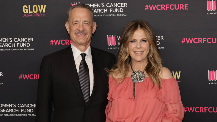 Tom Hanks and Rita Wilson on the red carpet in April 2024.