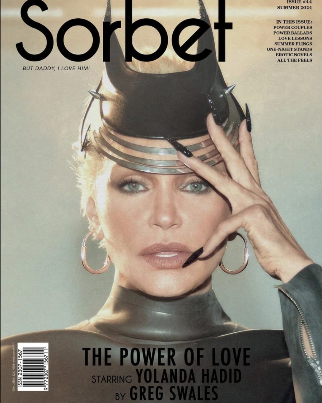 Yolanda Hadid for Sorbet magazine.