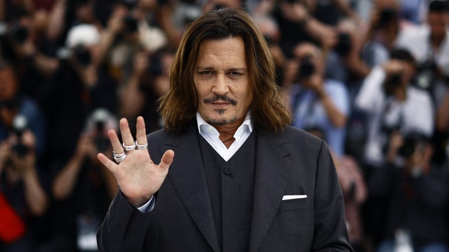 Johnny Depp at the The 76th Cannes Film Festival.