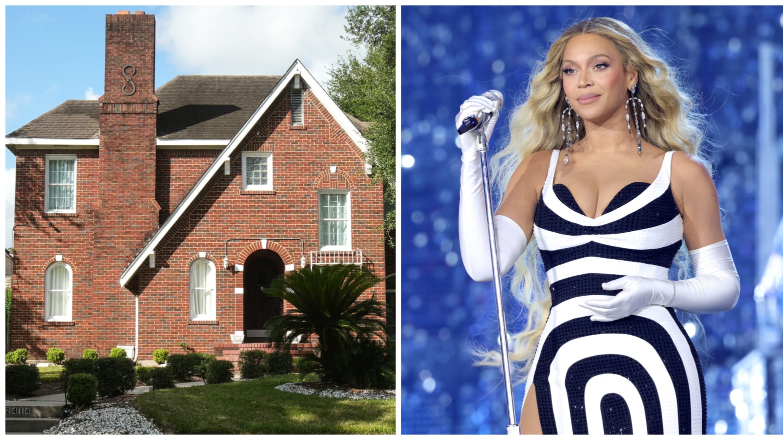 Beyoncé and her childhood home