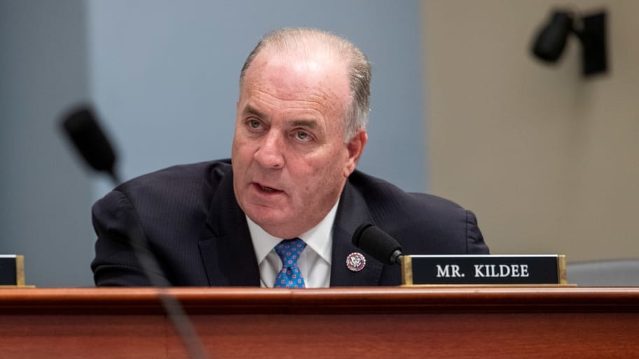 Dan Kildee (D-MI) questions U.S. Office of Management and Budget Director Shalanda Young during a U.S. House Budget Committee hearing