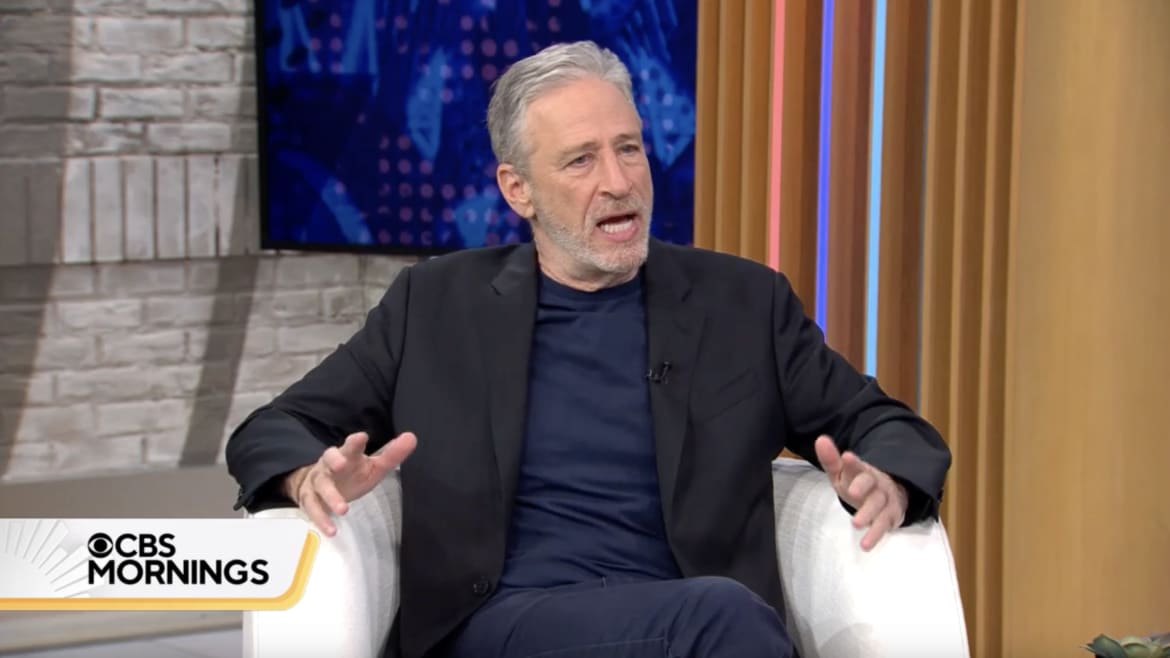 Jon Stewart Calls Out ‘Very Small’ Apple TV+ for Censoring Him