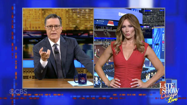 Melania Trump on Colbert