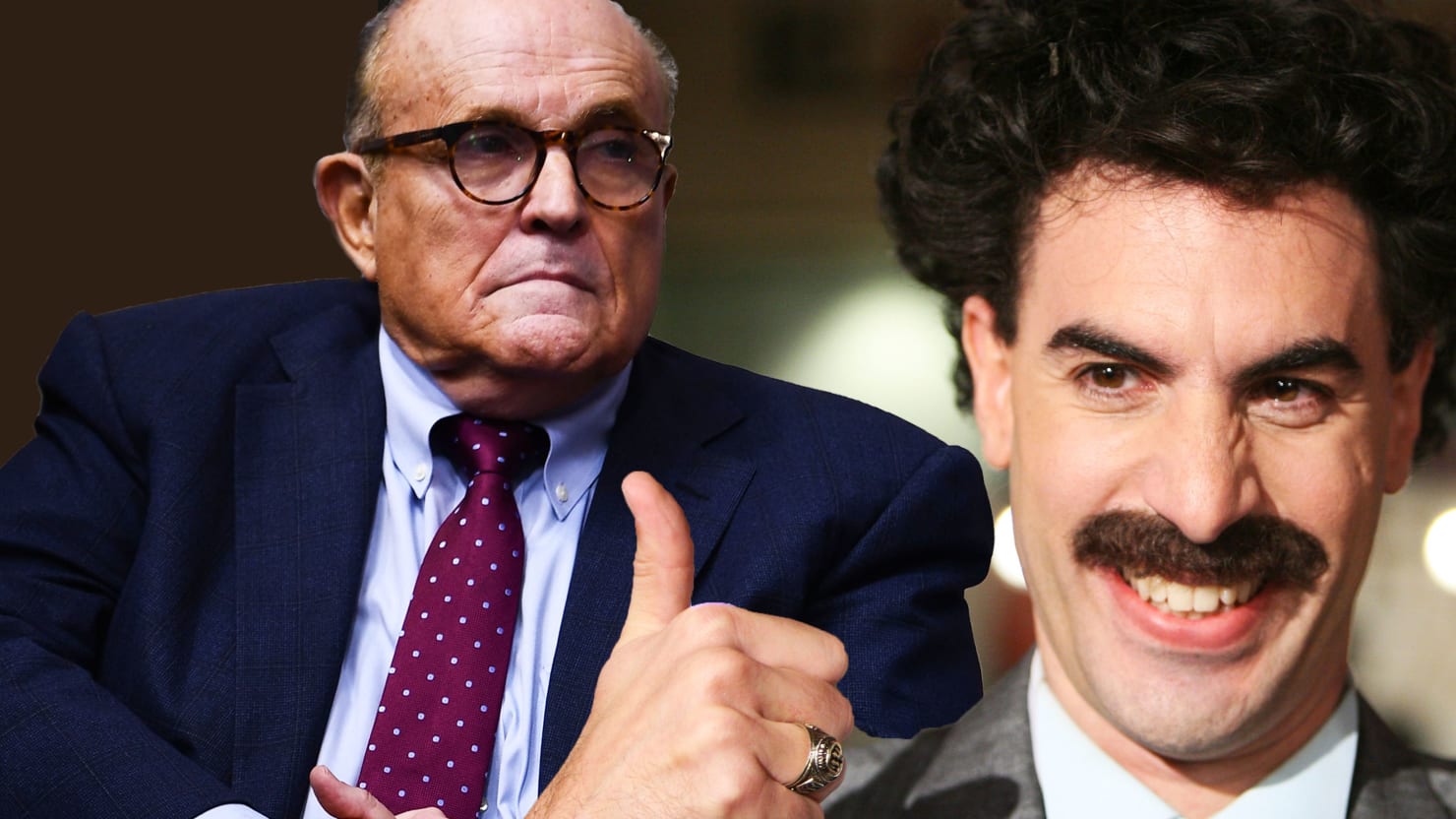 How Rudy Giuliani Got Caught Red-Handed With Borat’s Daughter
