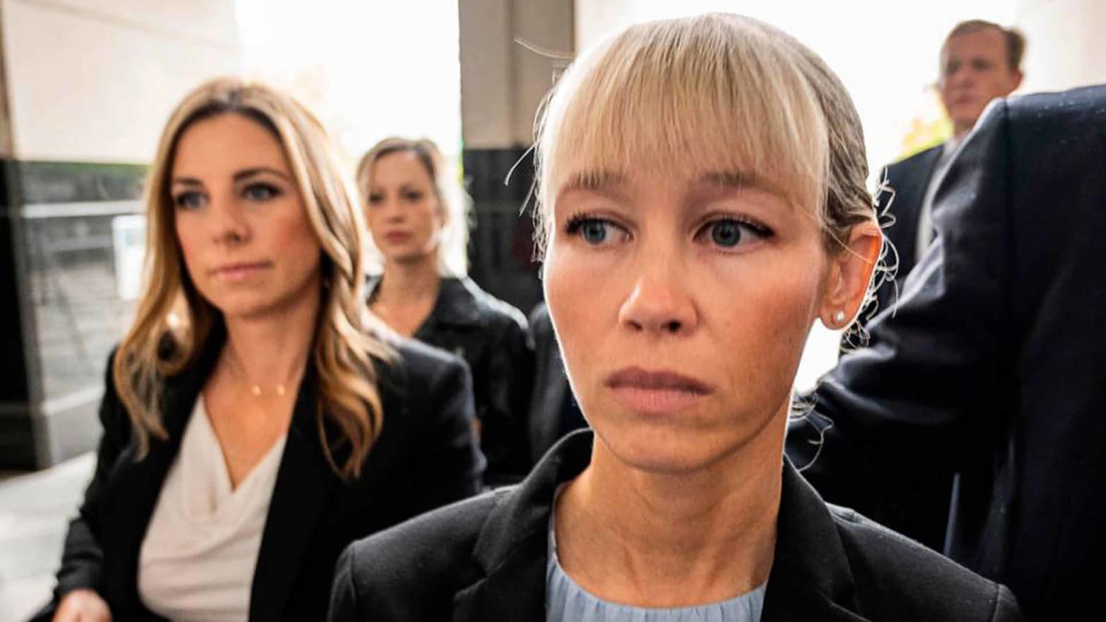 Sherri Papini arrives to court with her attorney William Portanova on Sept. 19, 2022, as she arrives for her sentencing.
