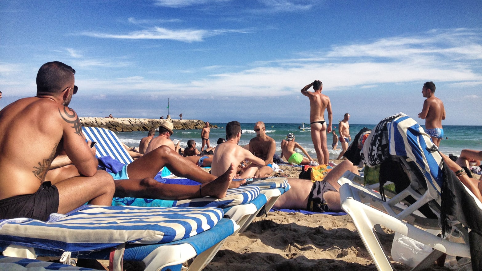 Topless beach barcelona