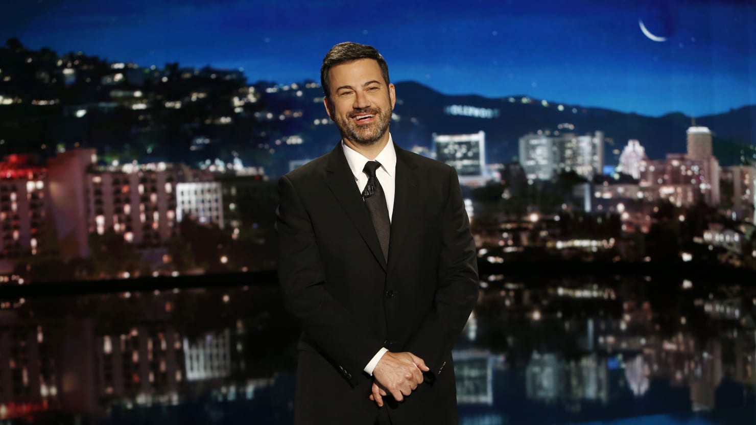 Jimmy Kimmel Can’t Believe President Trump Hit on France’s First Lady