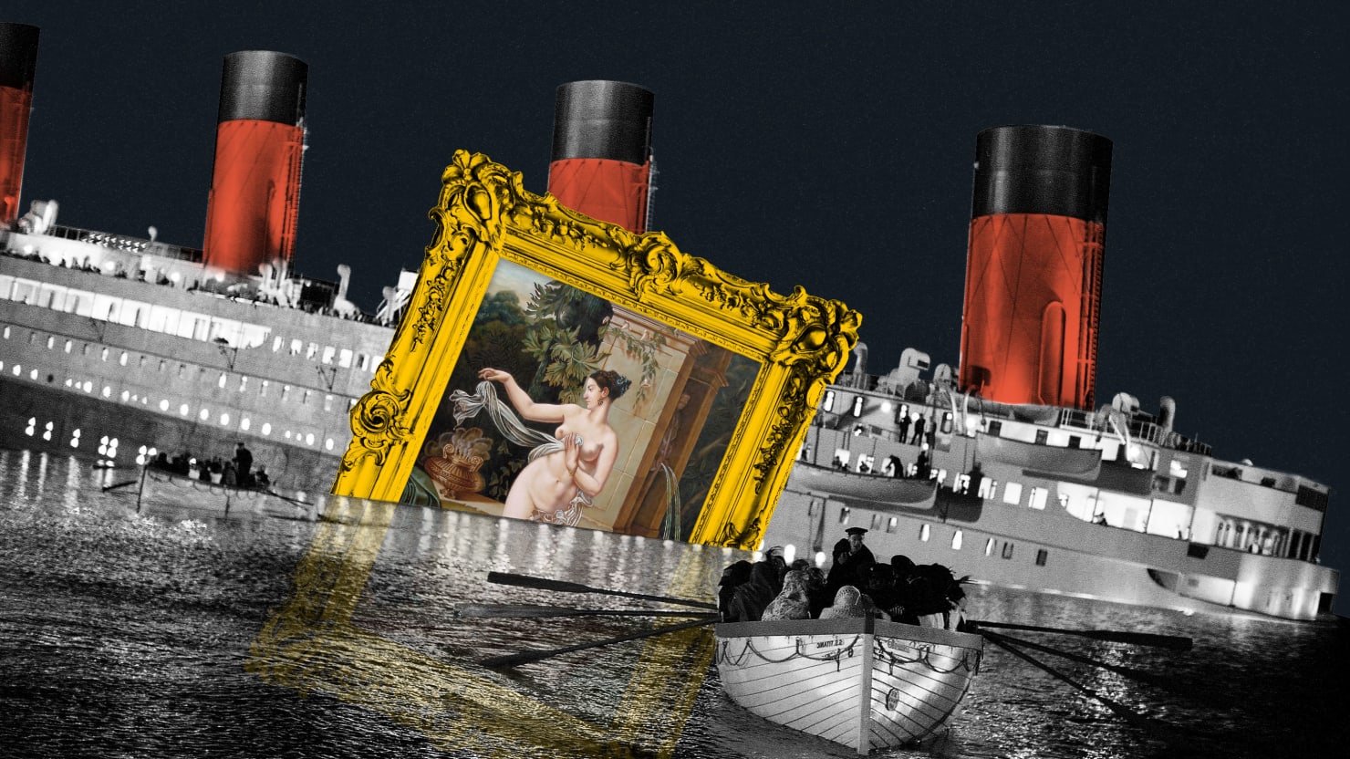 The Most Expensive Object Lost on the Titanic: Merry-Joseph Blondel's 'La  Circassienne au Bain'