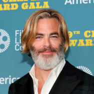 A photo of Chris Pine on a red carpet