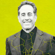 A photo illustration of Jerry Seinfeld.