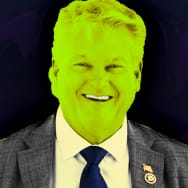 A photo illustration of Rep. Mike Collins, R-Ga.