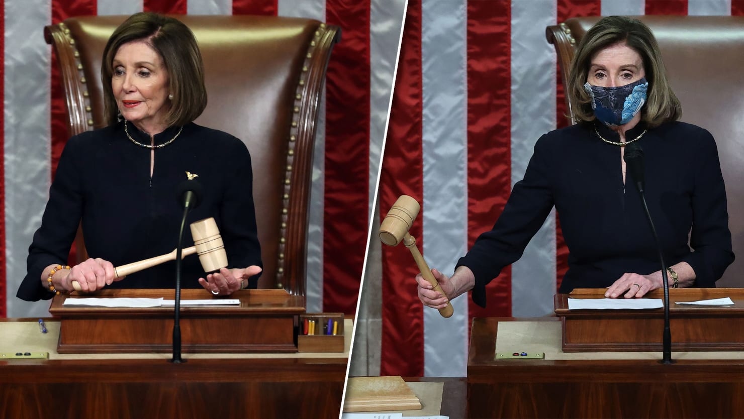 Nancy Pelosi's Impeachment Dress Makes a Dramatic Return