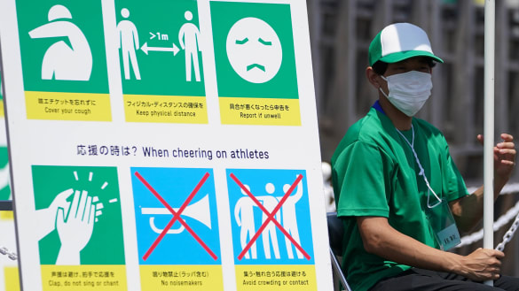 Tokyo Is Insanely Deploying an Army of Half-Vaxxed Staffers
