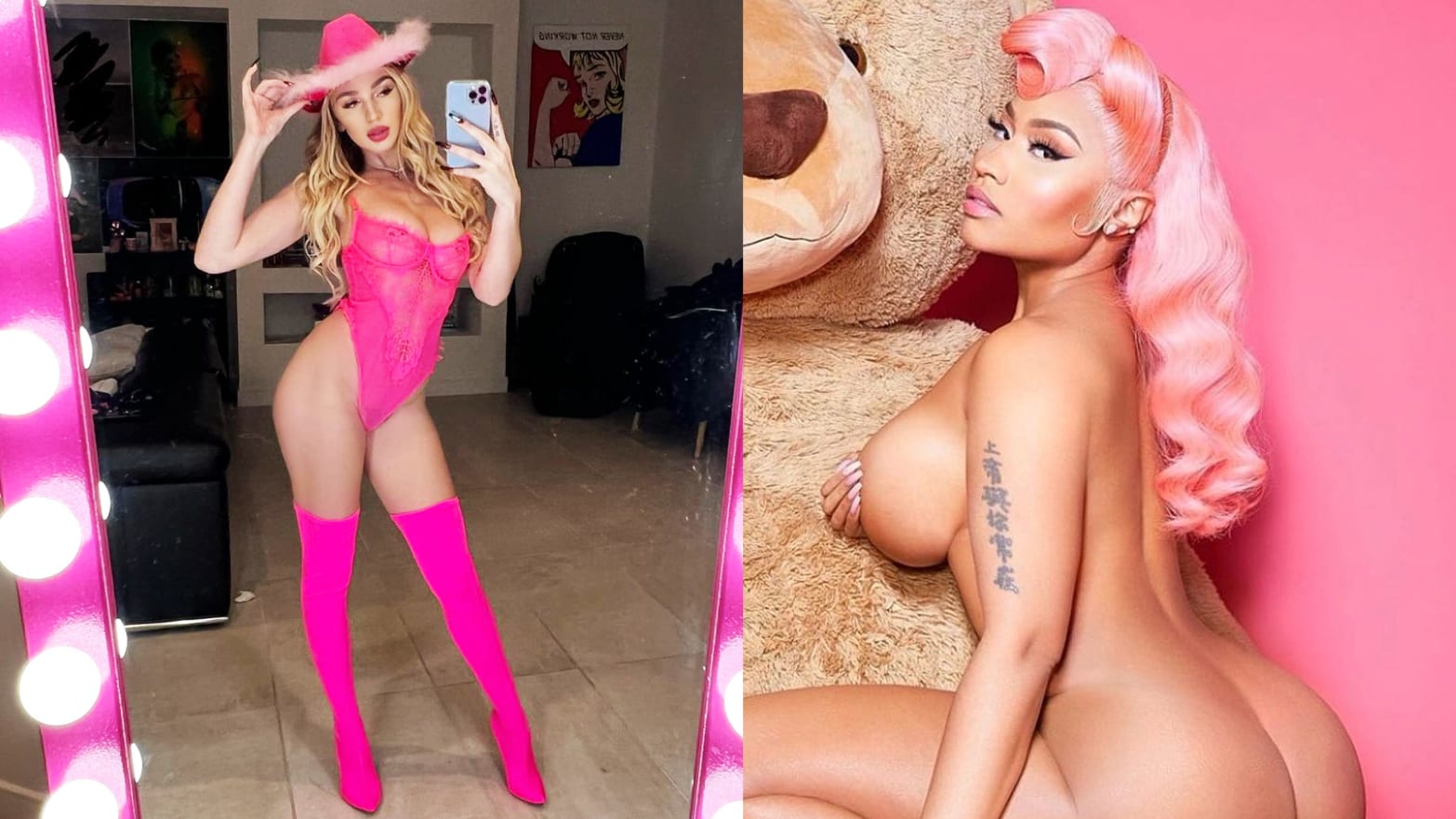 Real Homemade Porn With Nicki - Porn Star Kendra Sunderland Asks Why Nicki Minaj Can Get Naked on Instagram  and Porn Stars Can't