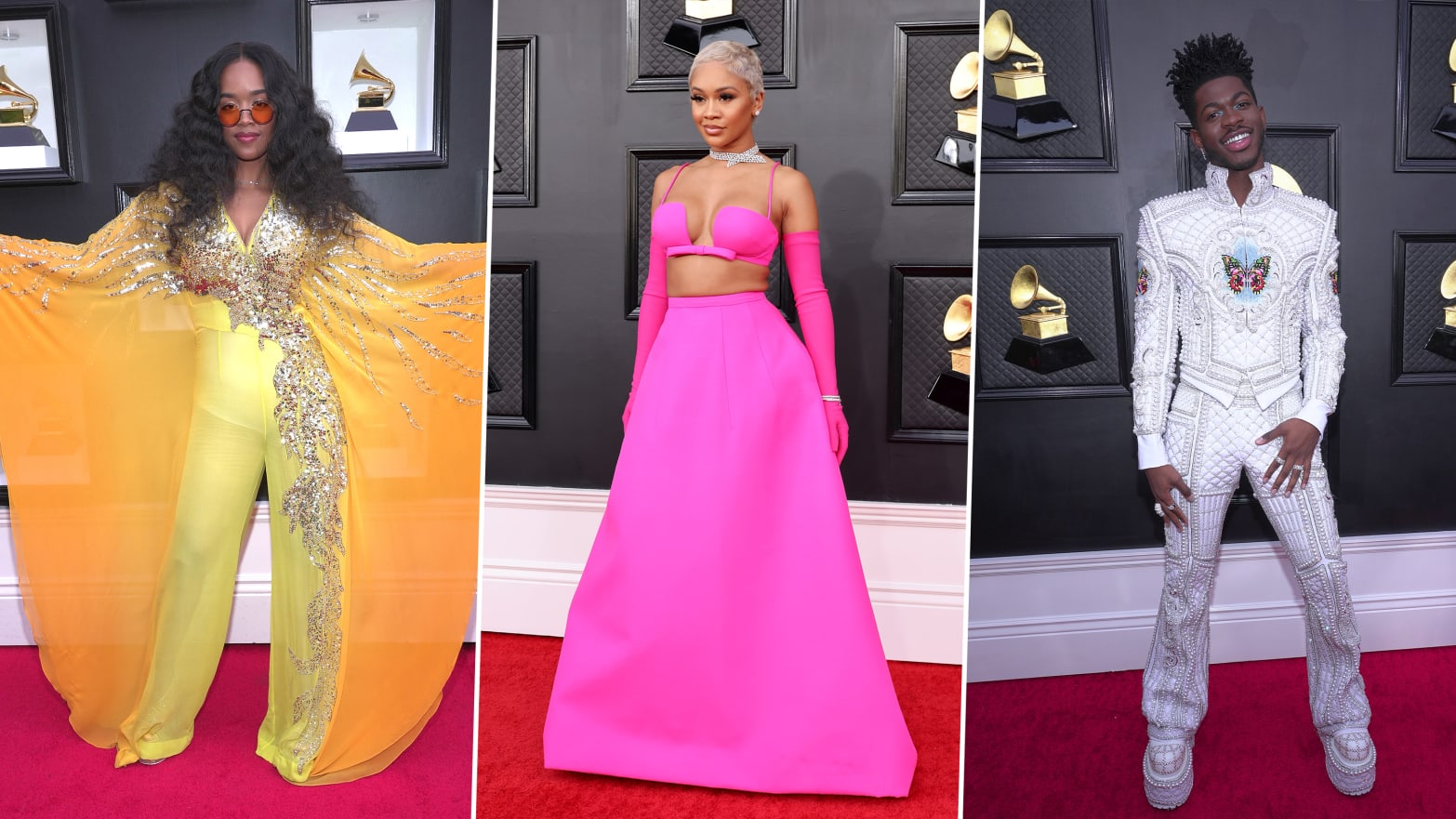Lil Nas X, Saweetie, and Halsey Rock the Grammys Red Carpet