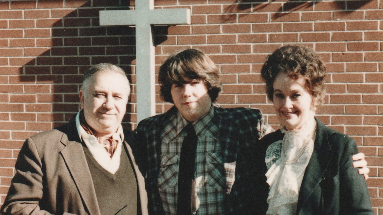A photo including a Still from the Netflix true-crime The Devil on Trial 