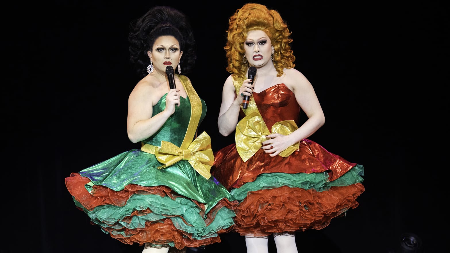Photo of BenDeLaCreme and Jinkx Monsoon in 'The Jinkx and DeLa Holiday Show'