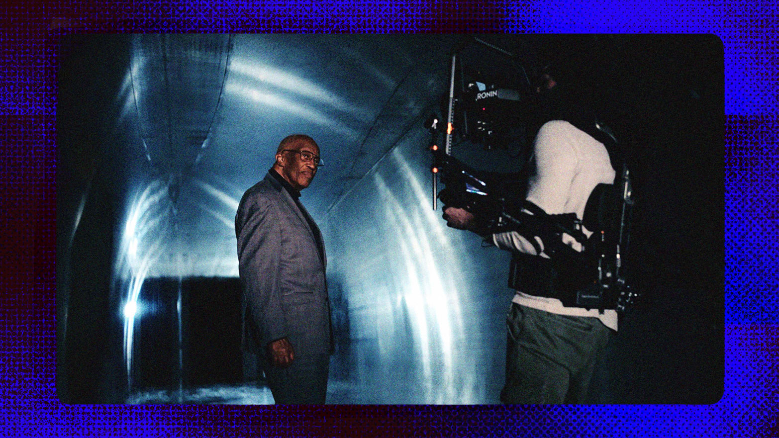 Astronaut Guion "Guy" Bluford in the wind tunnel at NASA Glenn Research Center.