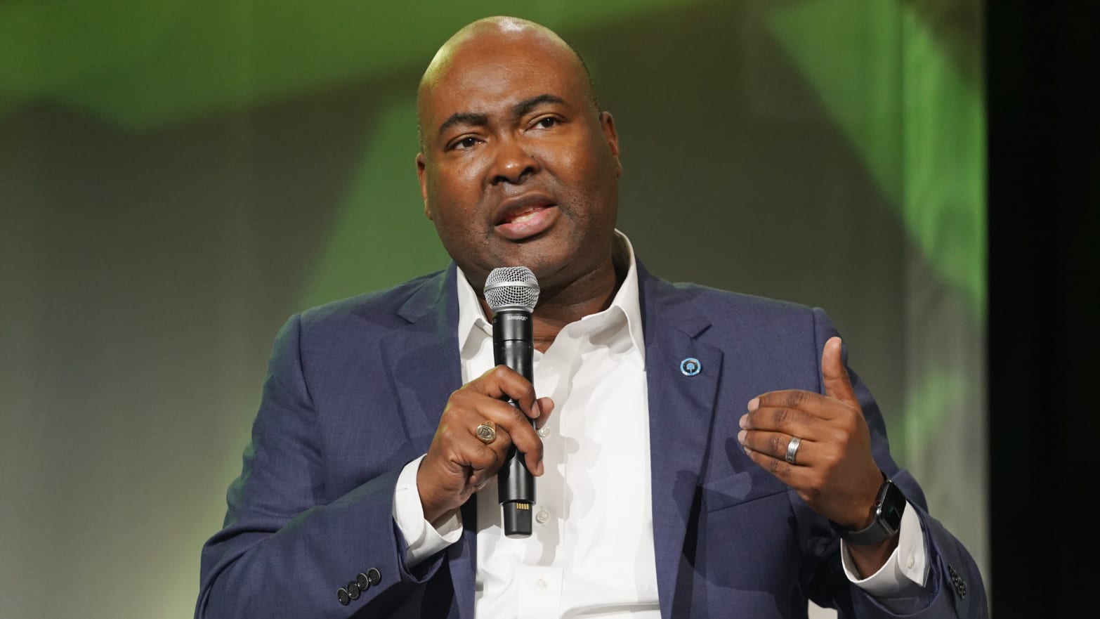 Jaime Harrison speaks onstage during the 2023 ESSENCE Festival Of Culture™ at Ernest N. Morial Convention Center on June 30, 2023 in New Orleans, Louisiana. 