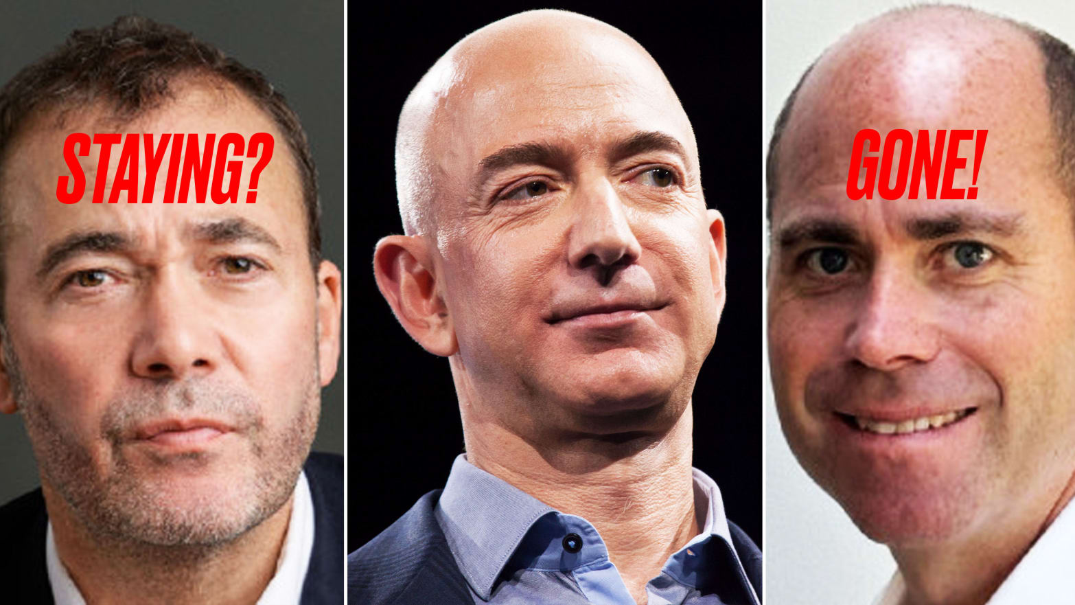 Will Lewis, Jeff Bezos, and Robert Winnett