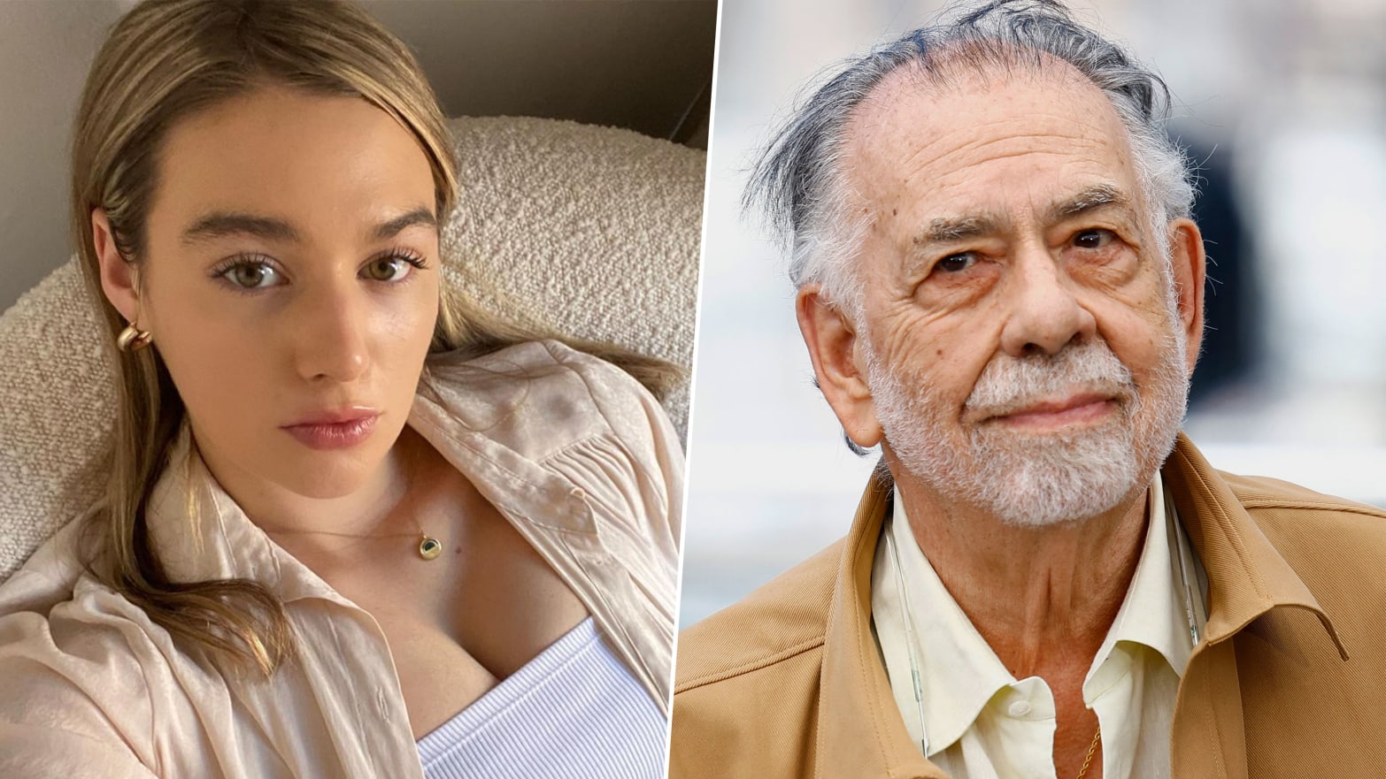 Lauren Pagone and Francis Ford Coppola