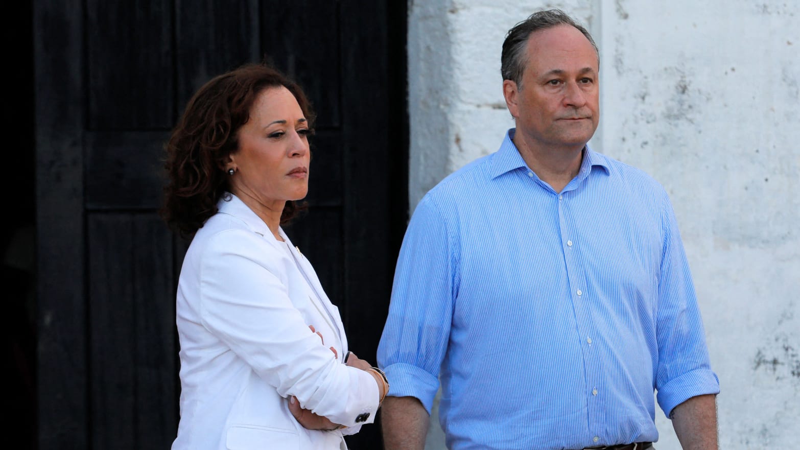 Kamala Harris and Doug Emhoff