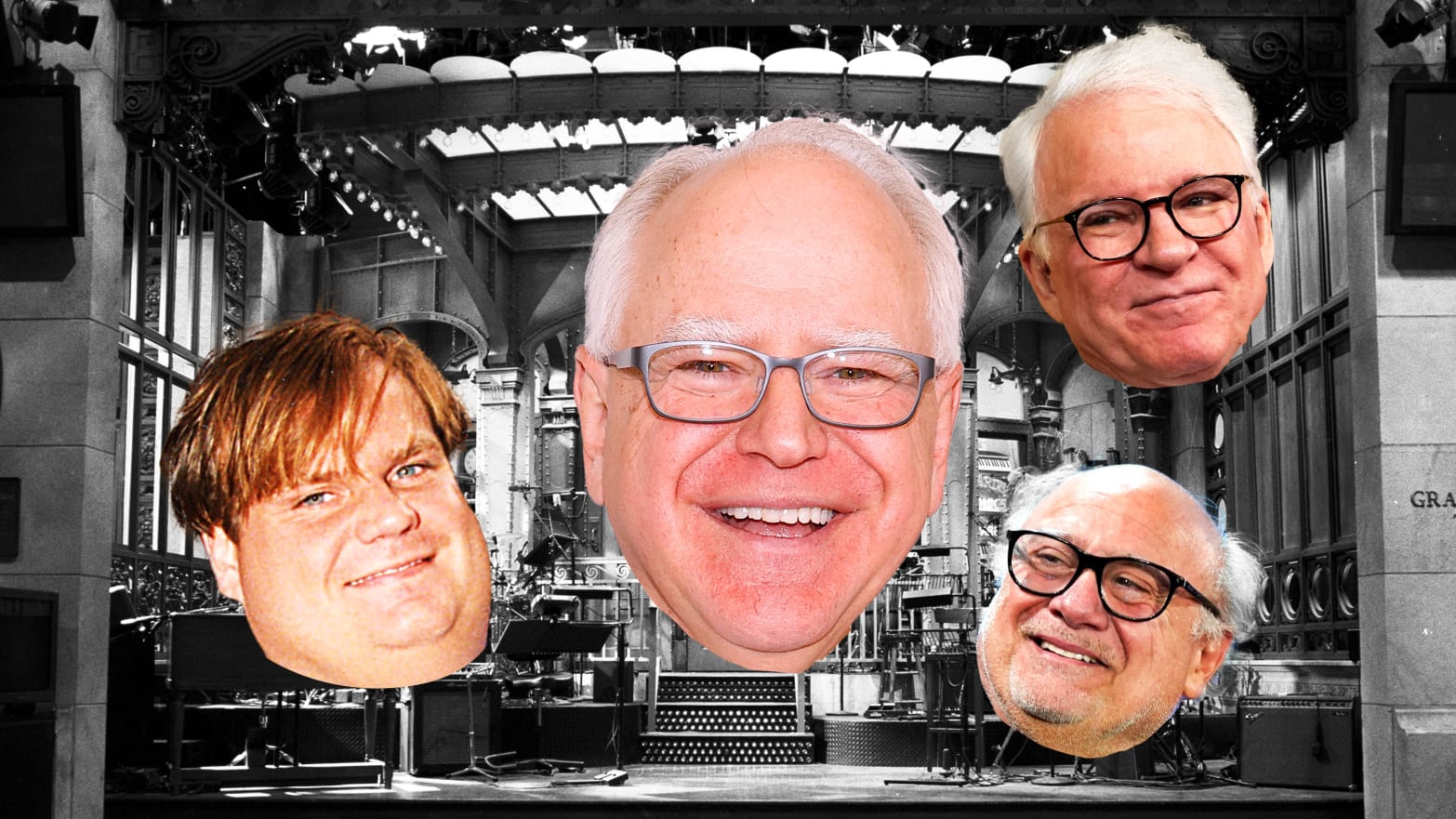 Tim Walz, Danny DeVito, Steve Martin, Chris Farley, SNL