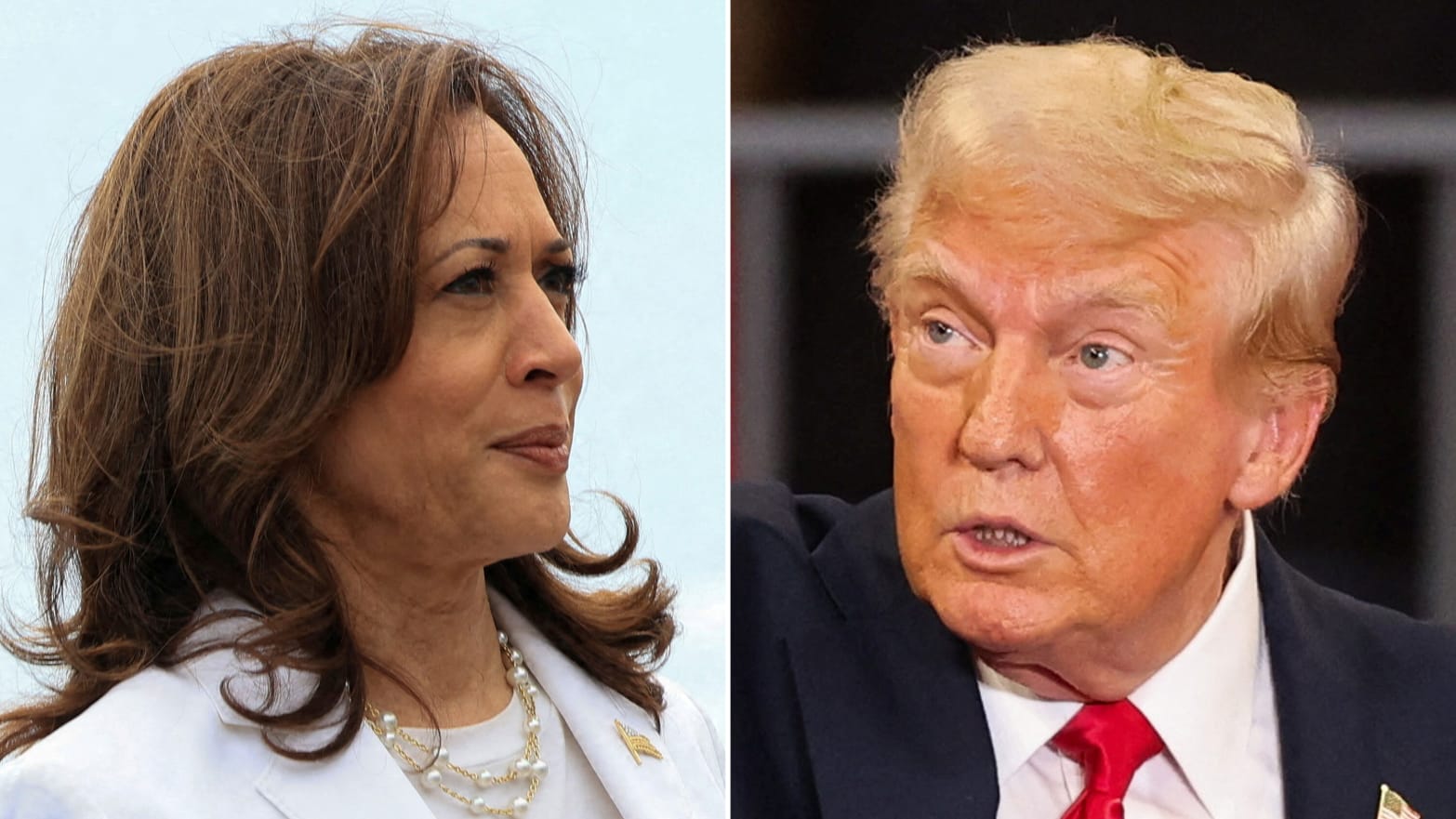 Kamala Harris and Donald Trump