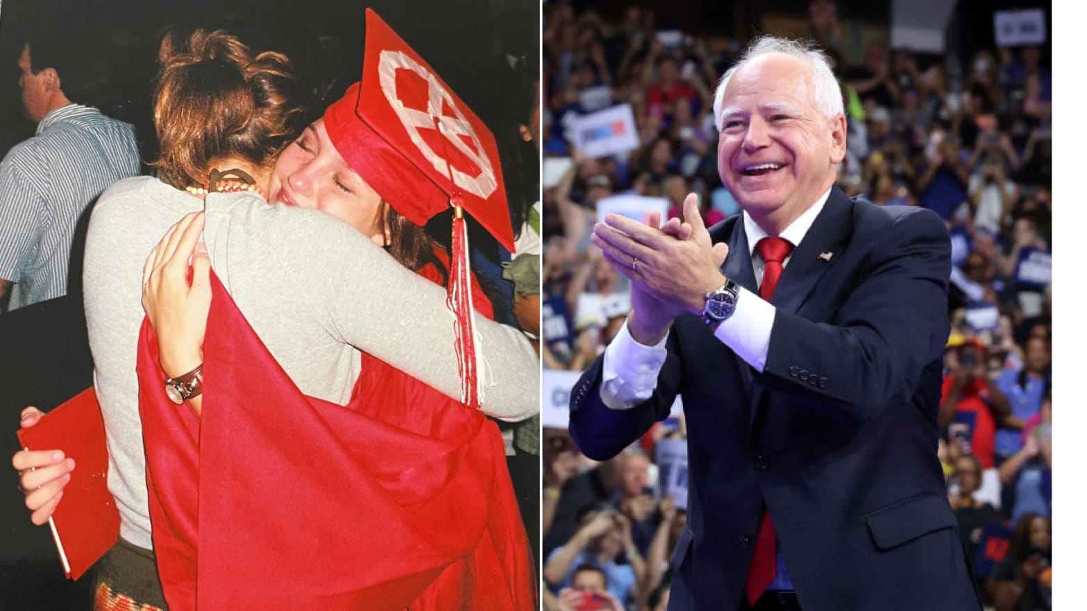 Patti Miller and Tim Walz.