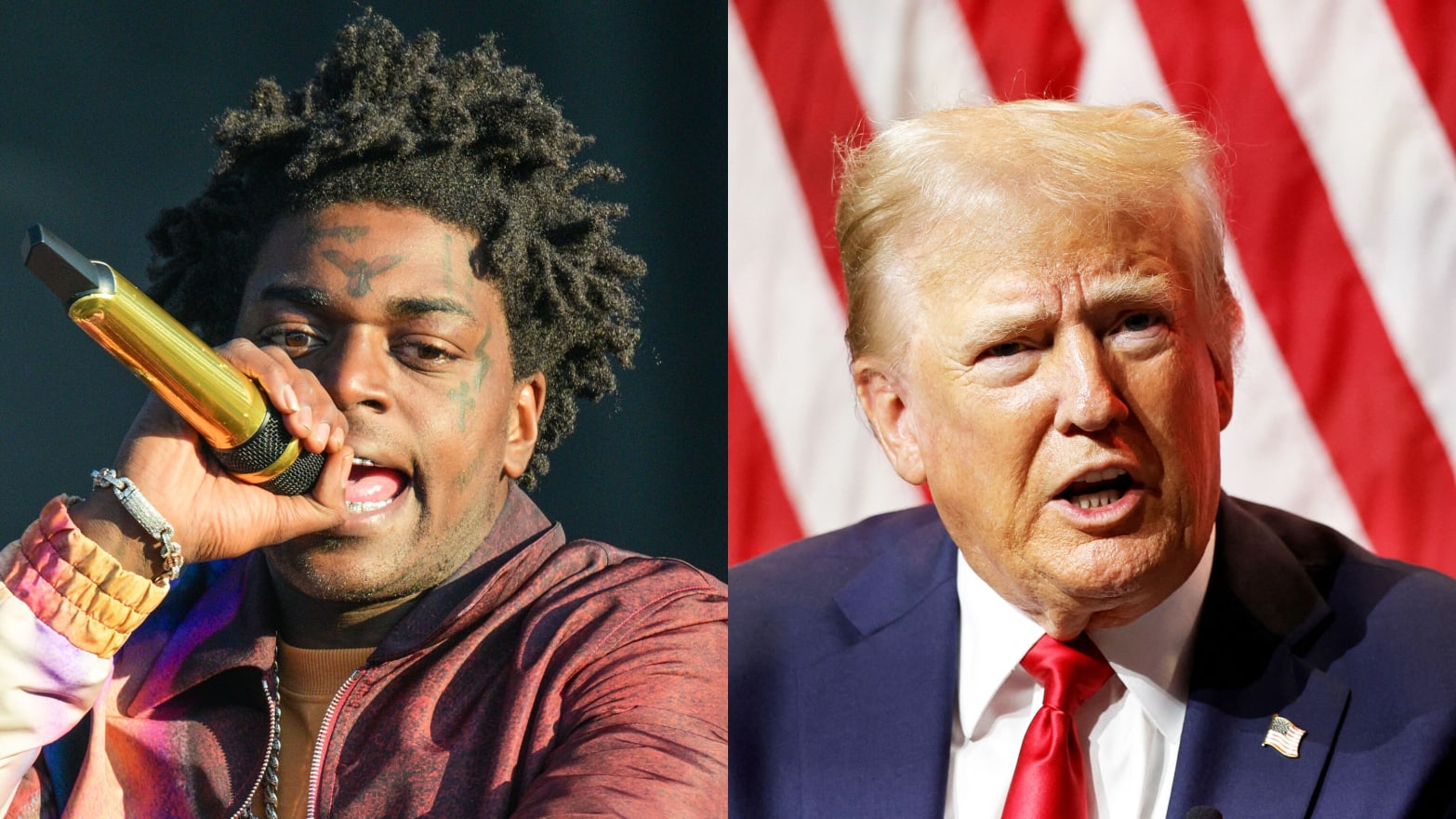 Kodak Black and Donald Trump 