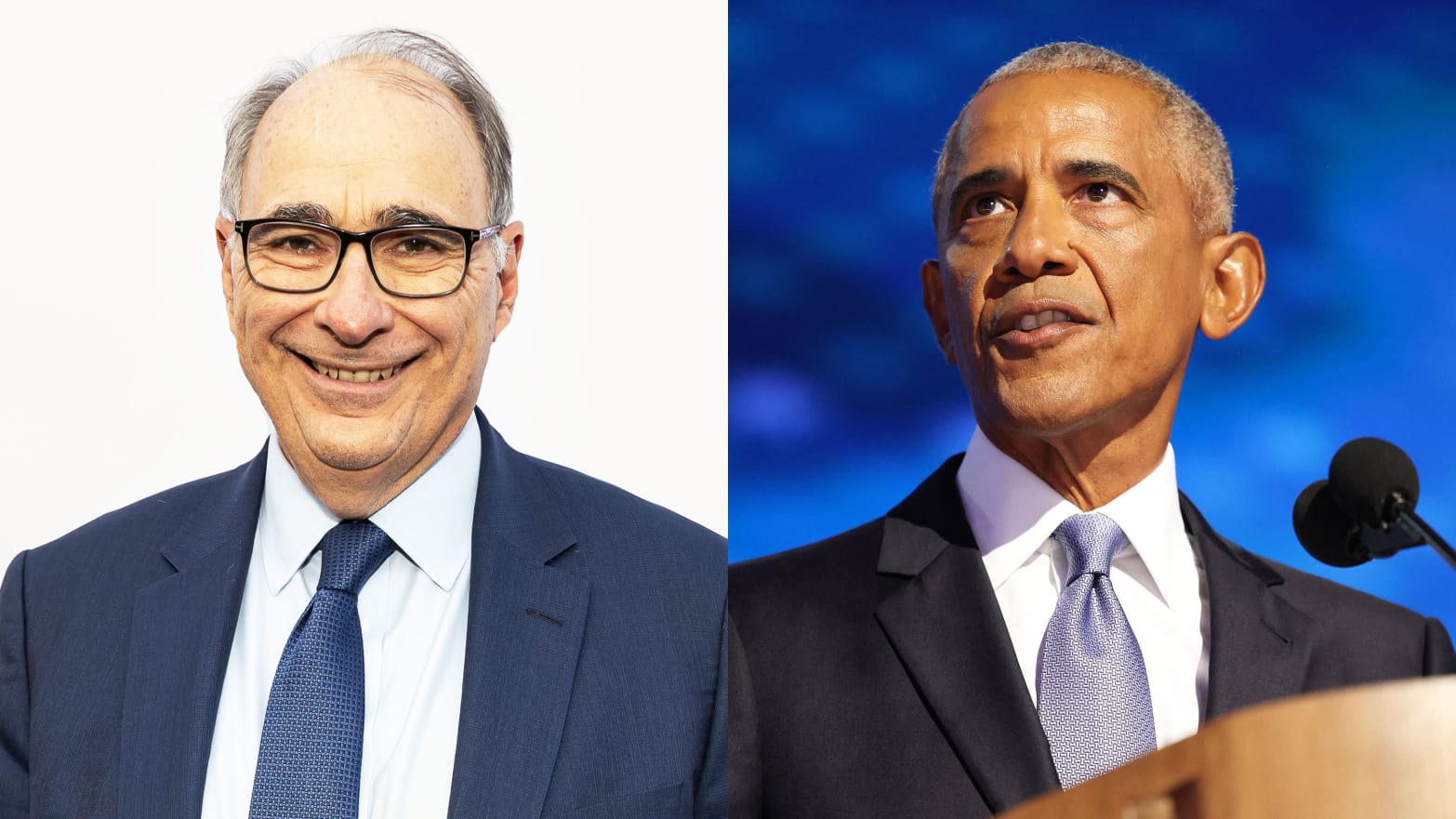 David Axelrod and Barack Obama