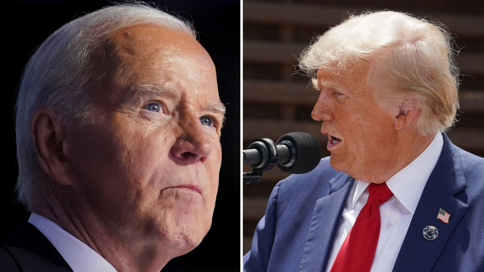 President Joe Biden and Donald Trump