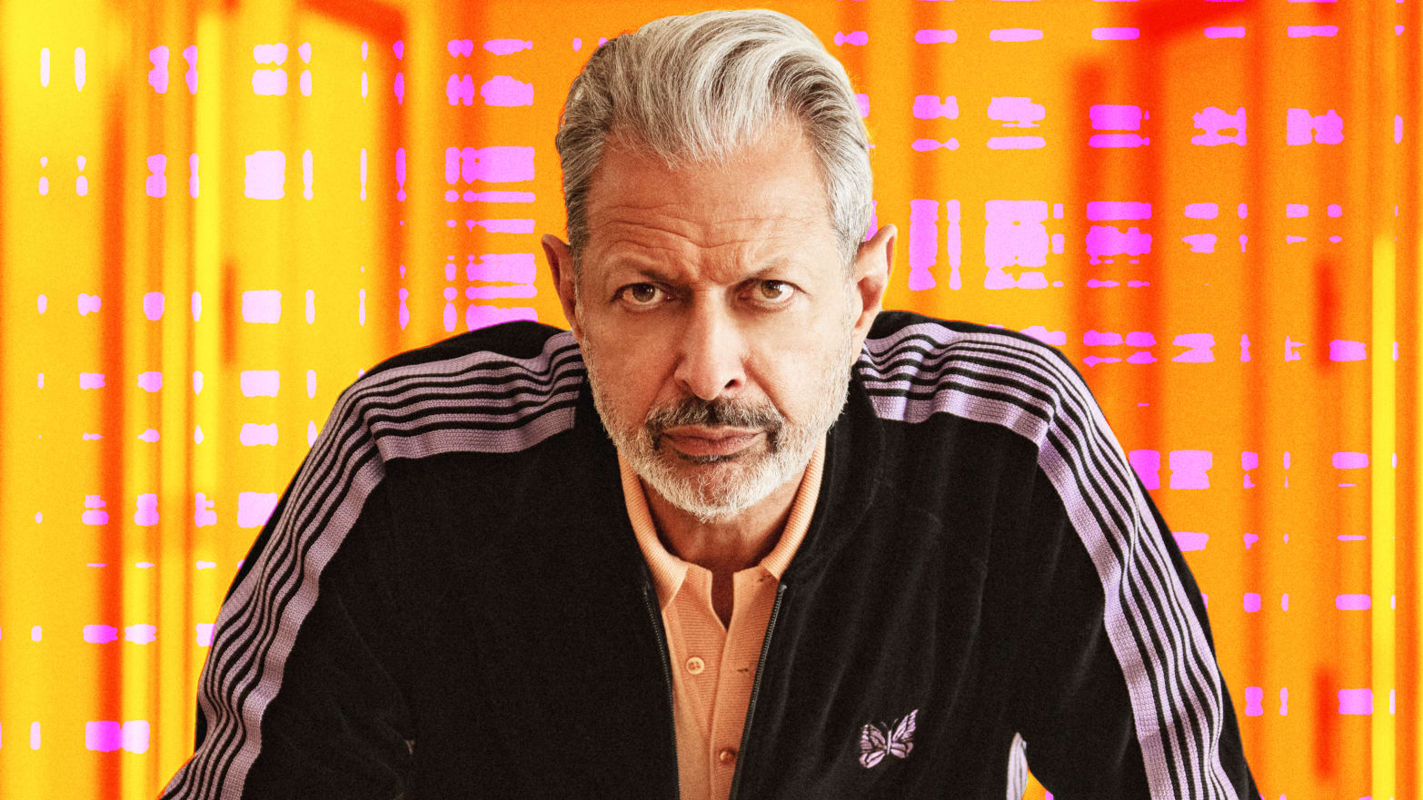 A photo illustration of Jeff Goldblum in Kaos.