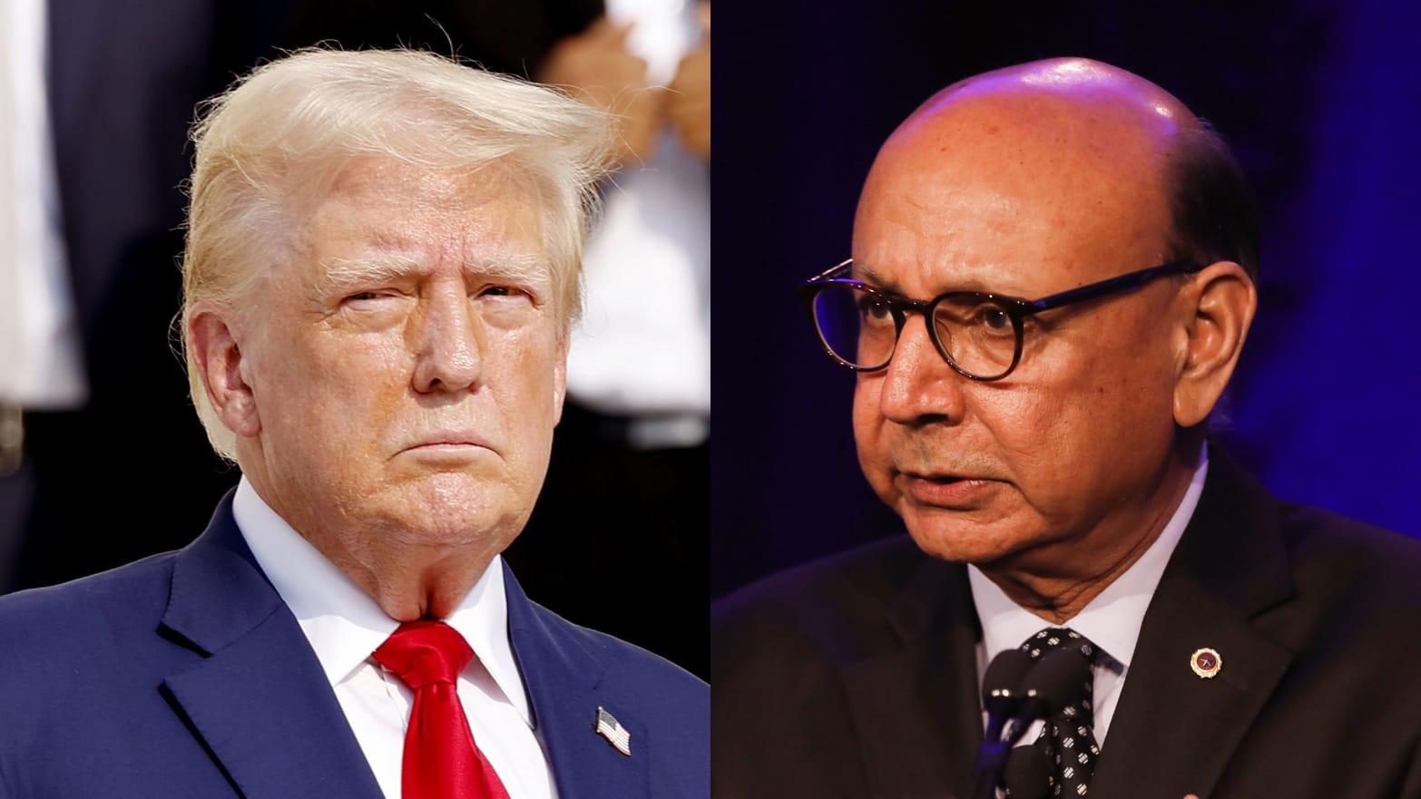 Donald Trump and Khazir Khan