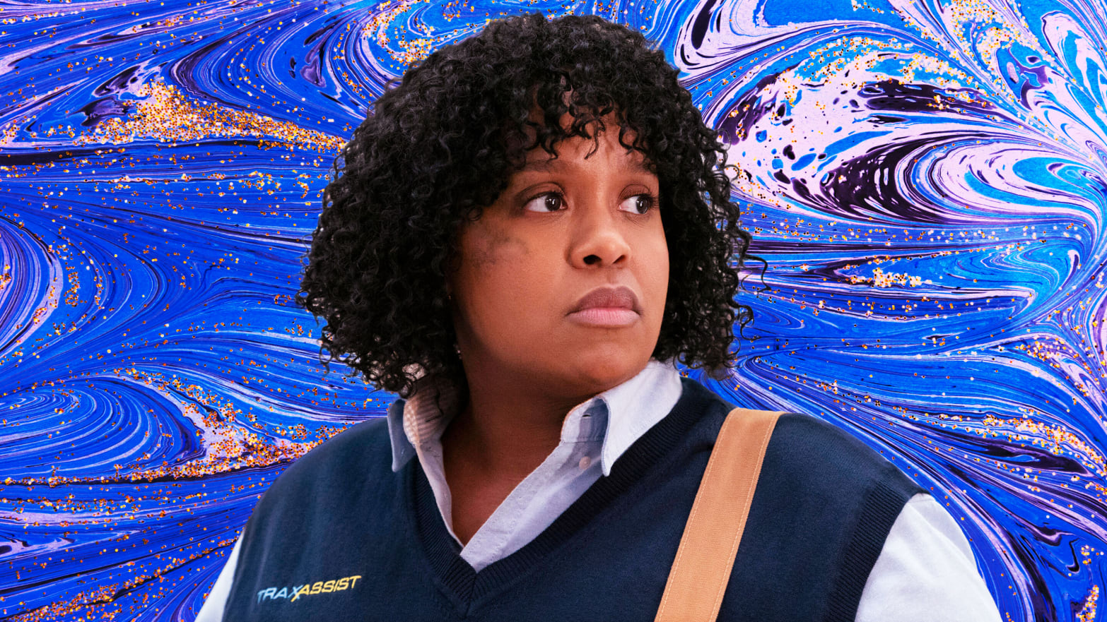 A photo illustration of Natasha Rothwell on How to Die Alone.