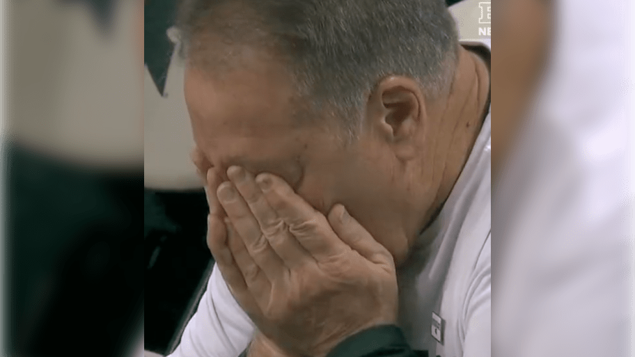 Michigan State University basketball coach Tom Izzo became emotional Tuesday night after his team won its first game since a deadly mass shooting at the university last week.