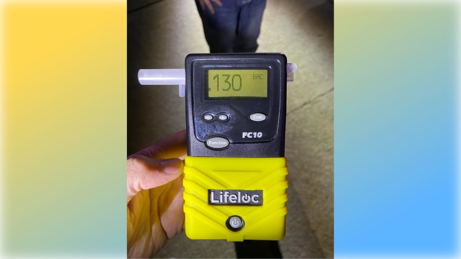 LifeLoc breath-test machine.
